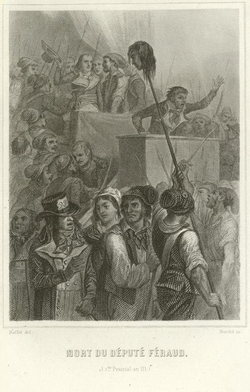La morte del deputato Feraud da Denis Auguste Marie Raffet