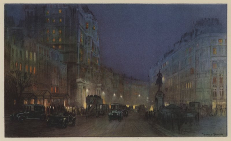 Knightsbridge in nero e oro da Donald Maxwell