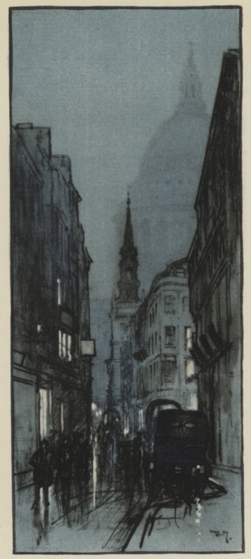Cattedrale di San Paolo, da Watling Street da Donald Maxwell