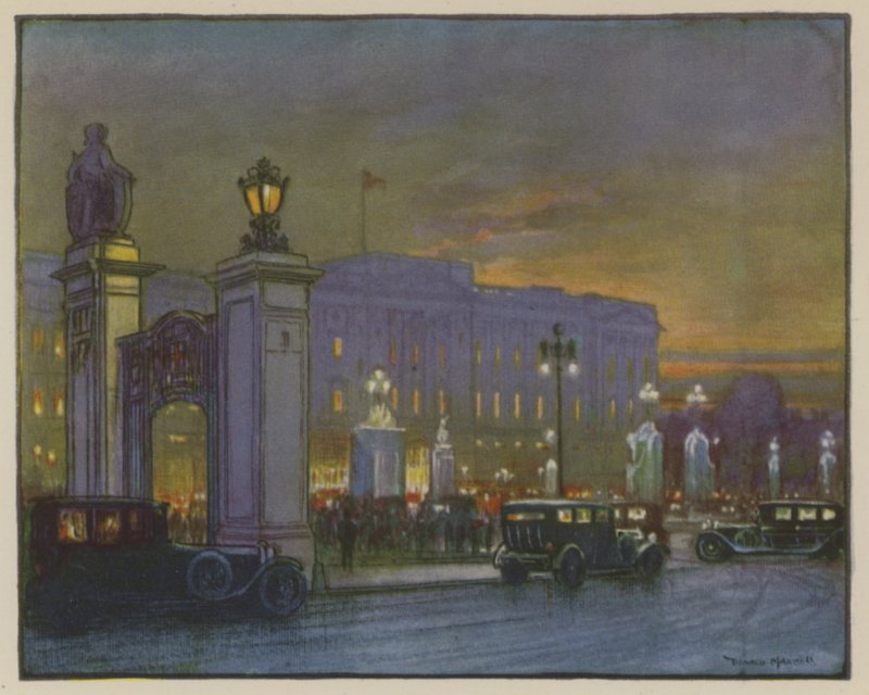 La notte di una corte, Buckingham Palace da Donald Maxwell