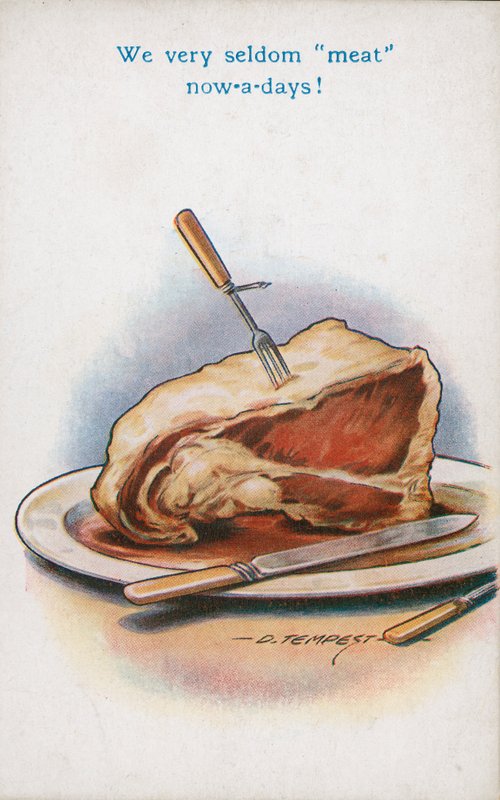 Roast beef (litografia a colori) da Douglas Tempest