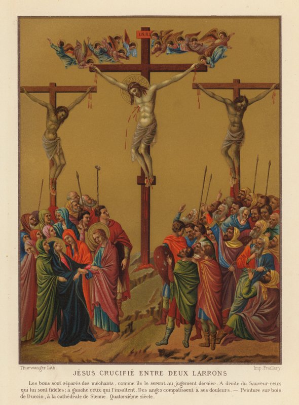 Crocifissione di Gesù Cristo da Duccio di Buoninsegna