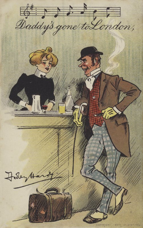 Papà è andato a Londra da Dudley Hardy