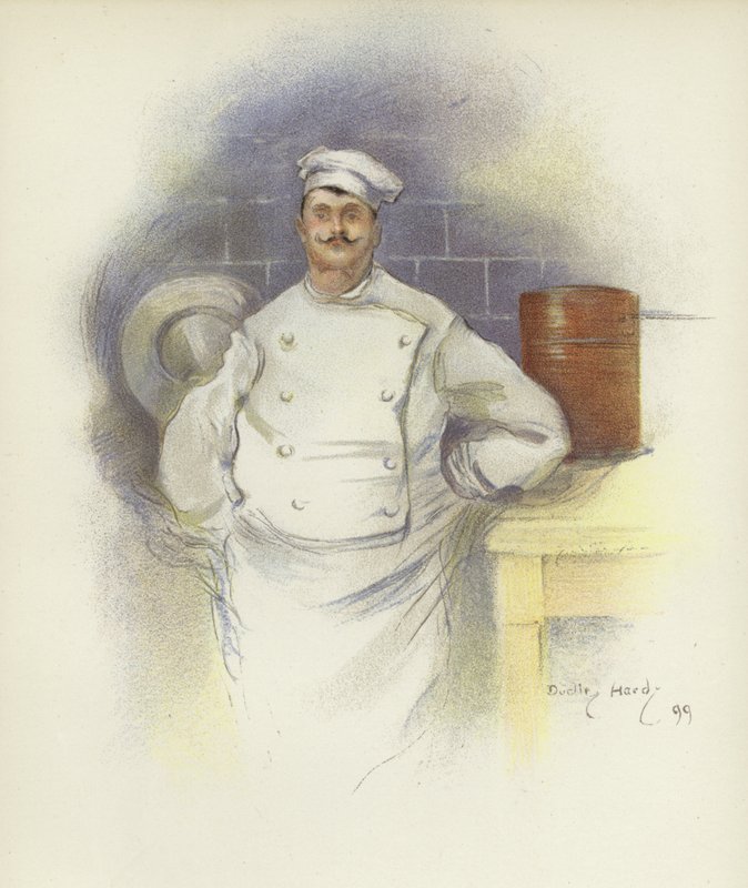 Capo Chef al Savoy Hotel da Dudley Hardy