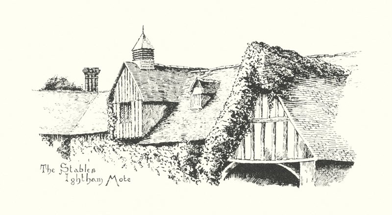 Le scuderie, Ightham Mote da Duncan Moul