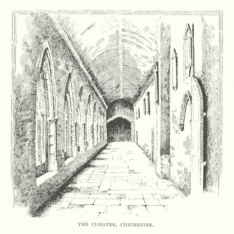 Il chiostro, Chichester da Duncan Moul