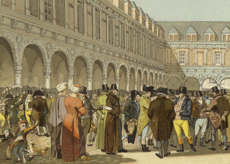 La Grande Borsa di Amsterdam, XIX secolo da Dutch School