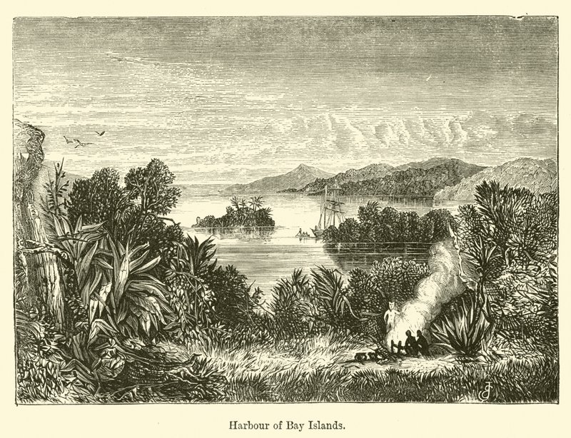 Porto delle Isole della Baia da E. Jennings