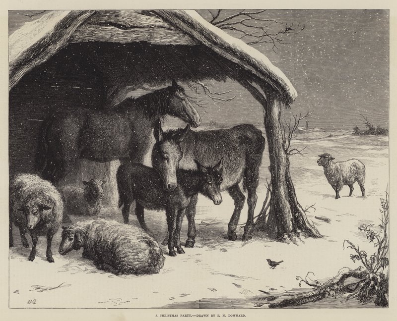 Una festa di Natale da Ebenezer Newman Downard