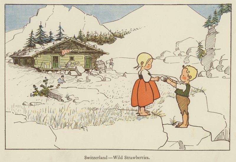 Svizzera, fragole selvatiche da Edith Farmiloe