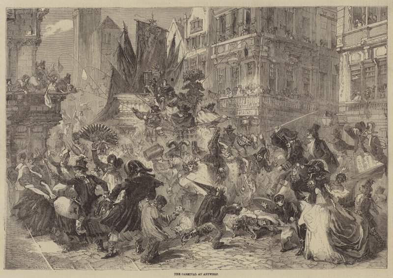 Il carnevale ad Anversa da Edmond Morin