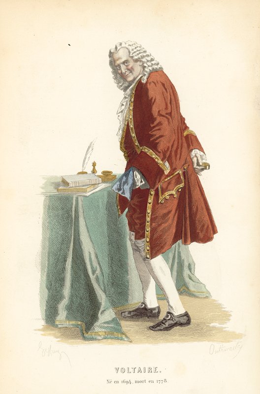 Voltaire da Edmond A.F. Geffroy