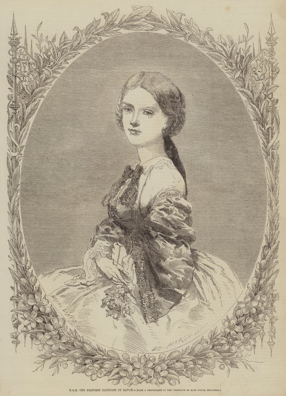 SAR la principessa Clotilde di Savoia da Edmond Morin