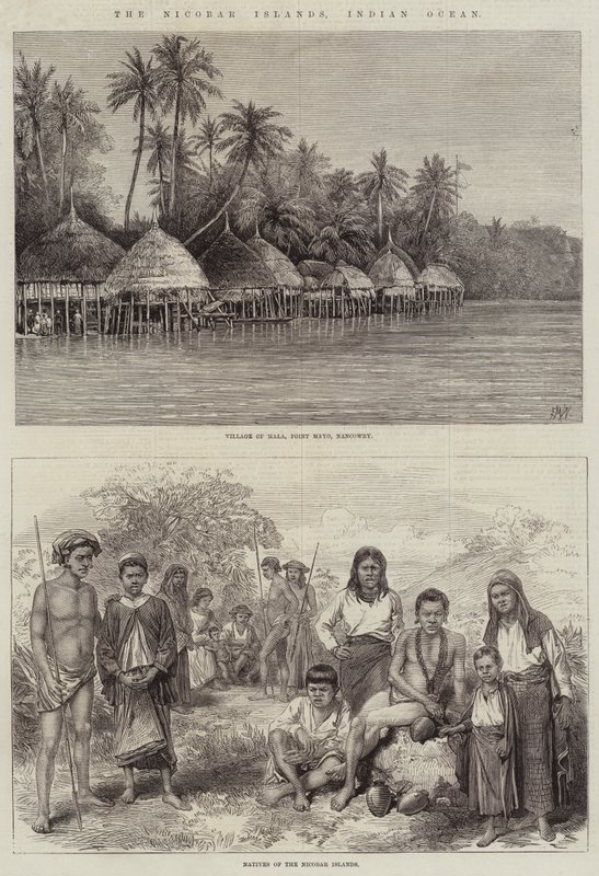 Le Isole Nicobare, Oceano Indiano da Edmund Morison Wimperis