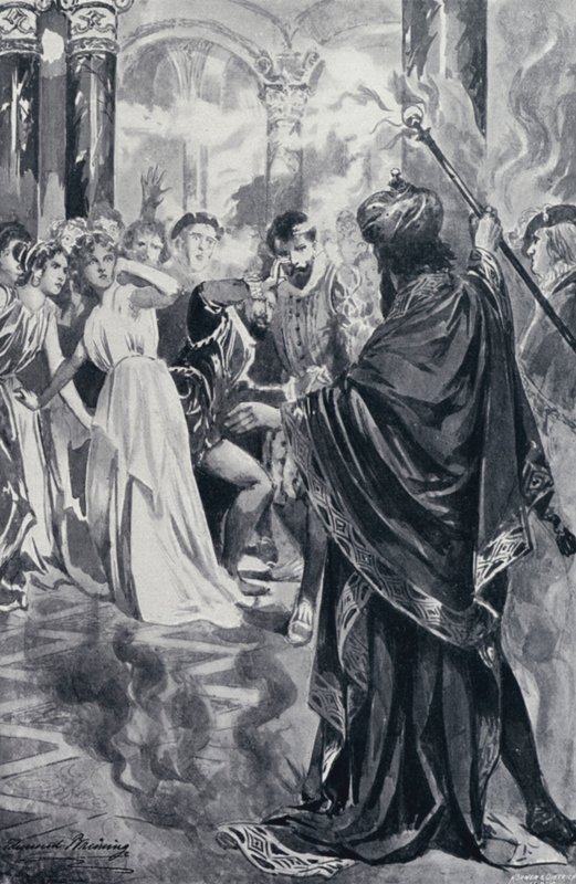 Illustrazione per il Faust di Goethe da Edmund Bruning