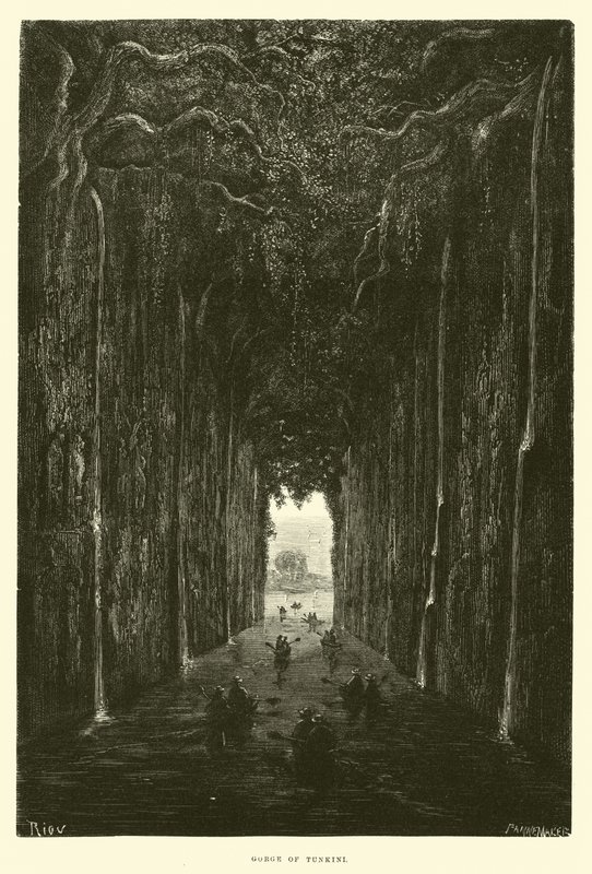 Gola di Tunkini da Edouard Riou