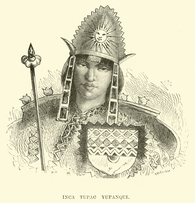 Inca Tupac Yupanqui da Edouard Riou