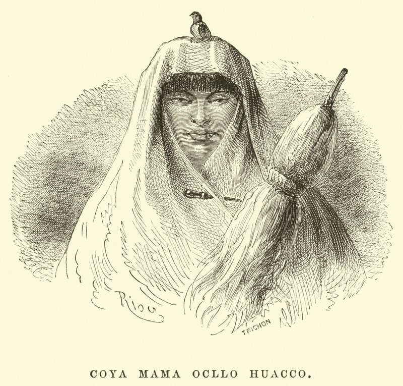 Coya Mama Ocllo Huacco da Edouard Riou