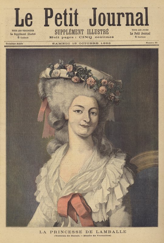 La principessa di Lamballe da Edouard Riou