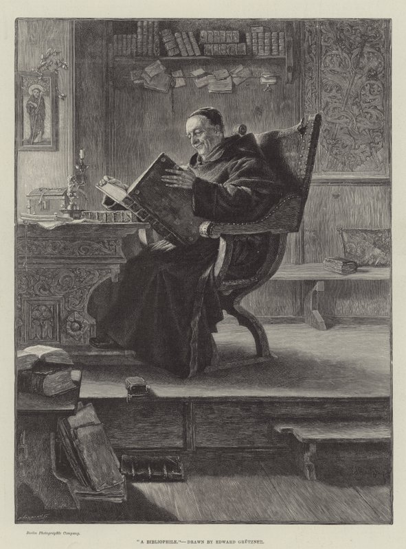 Un bibliofilo da Eduard von Grutzner