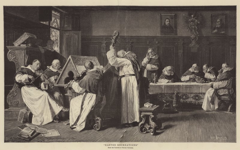 Ricreazioni pasquali da Eduard von Grutzner