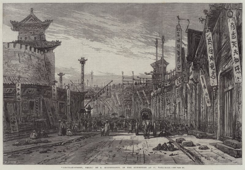 Circular-Street, Pechino da Eduard Hildebrandt