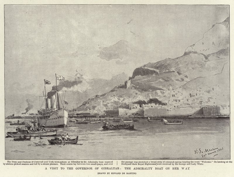 Visita al Governatore di Gibilterra, la Barca dell
