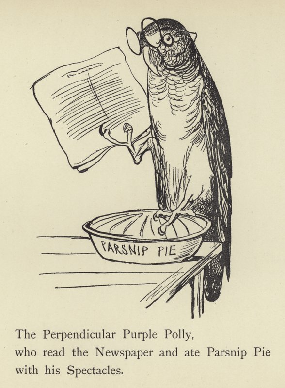 Il Perpendicolare Viola Polly da Edward Lear