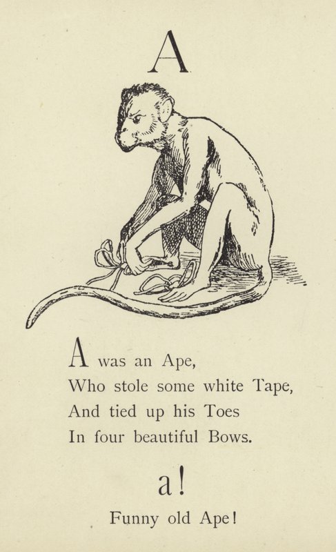 La lettera A da Edward Lear