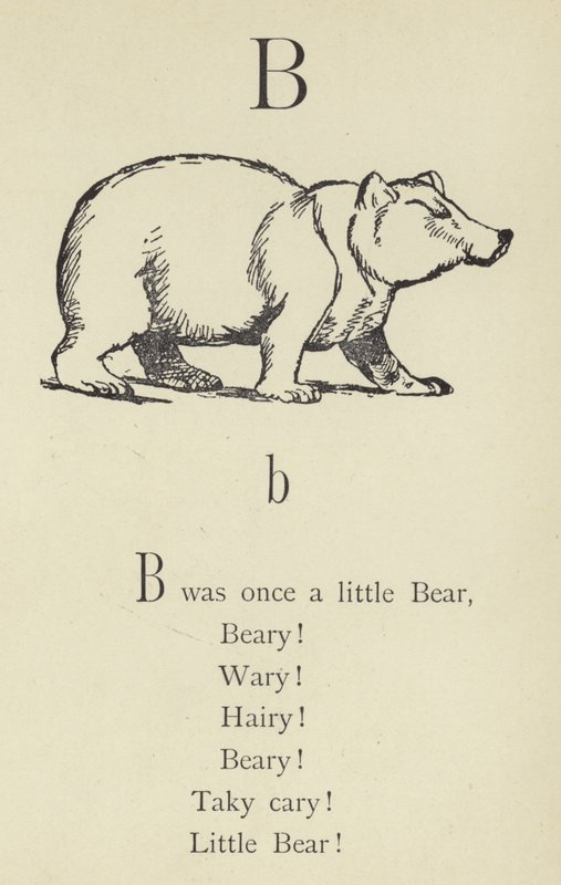 La lettera B da Edward Lear