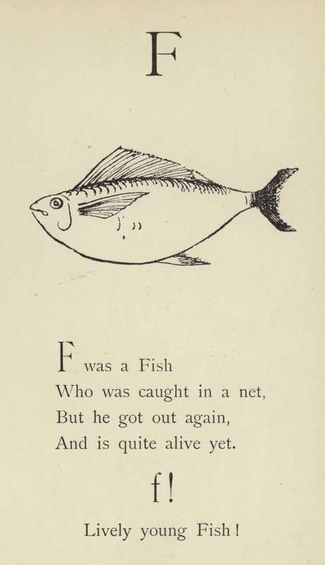 La lettera F da Edward Lear