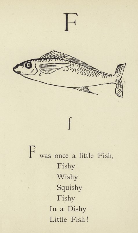 La lettera F da Edward Lear