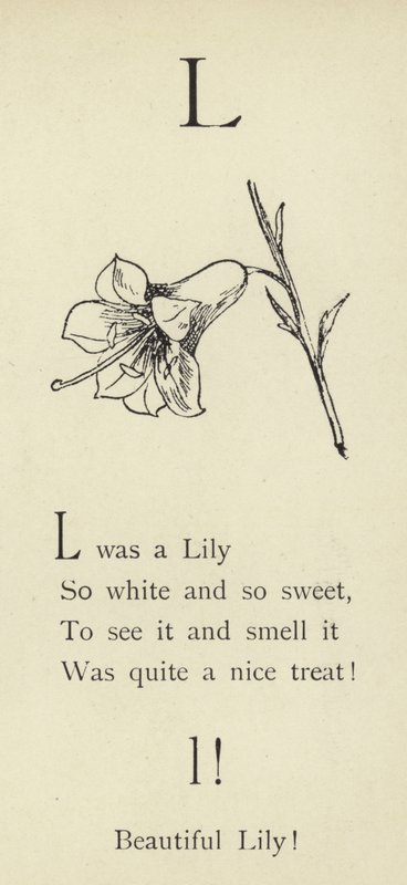 La lettera L da Edward Lear
