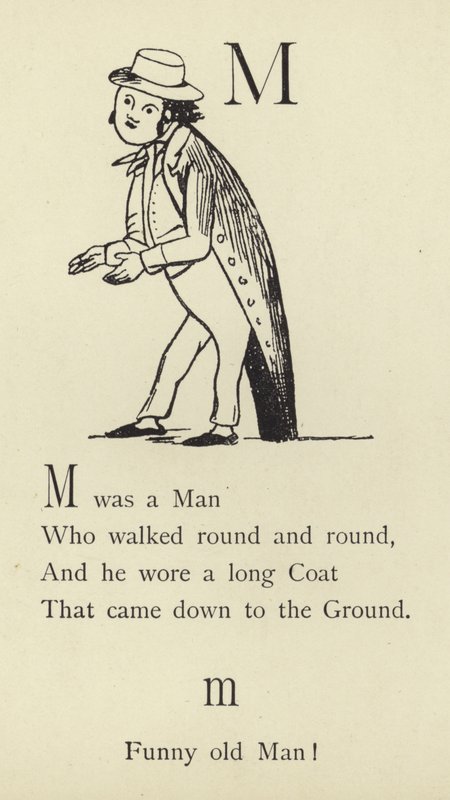 La lettera M da Edward Lear
