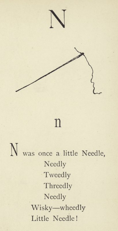 La lettera N da Edward Lear