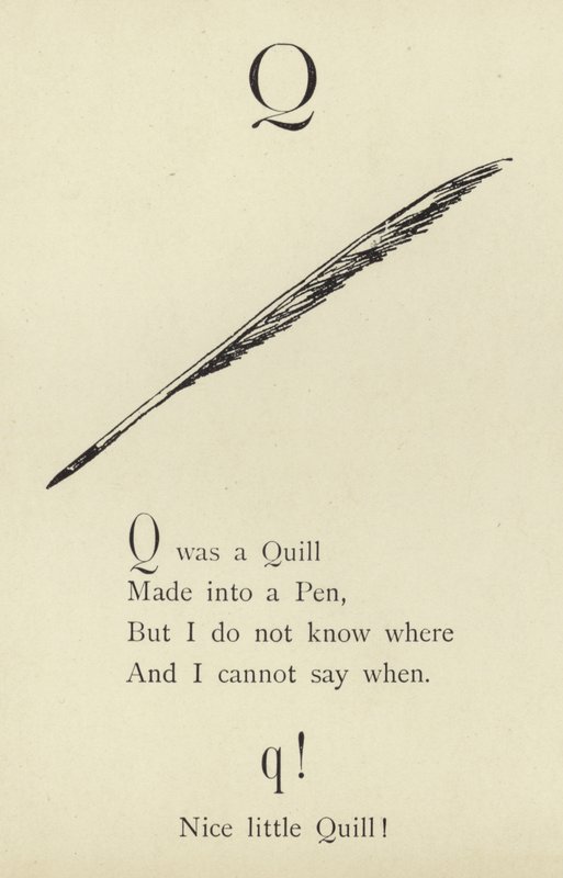 La lettera Q da Edward Lear