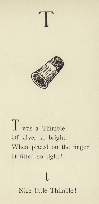 La lettera T da Edward Lear