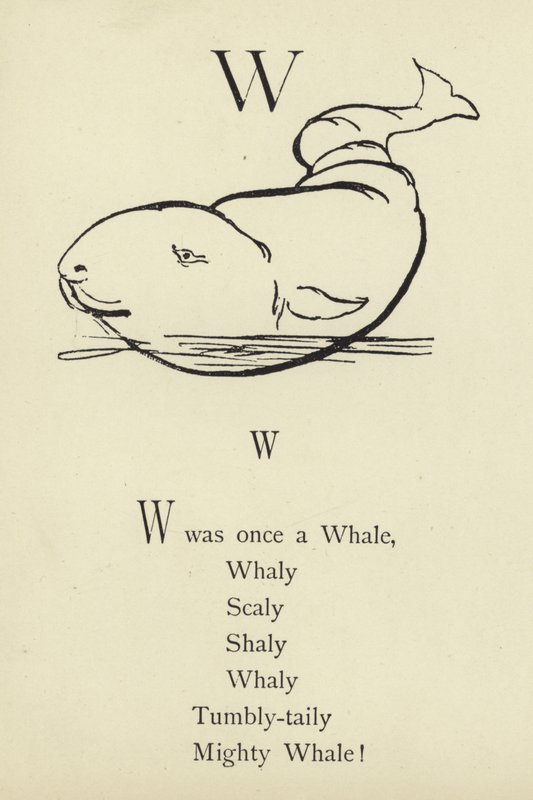 La lettera W da Edward Lear