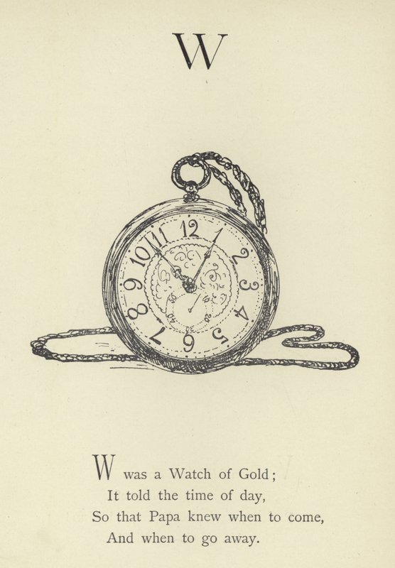 La lettera W da Edward Lear
