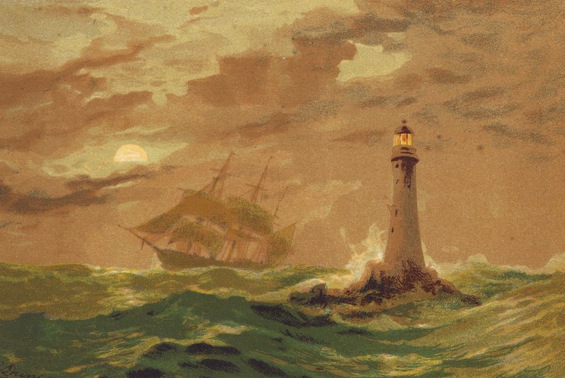 Faro di Eddystone da Edward (after) Duncan