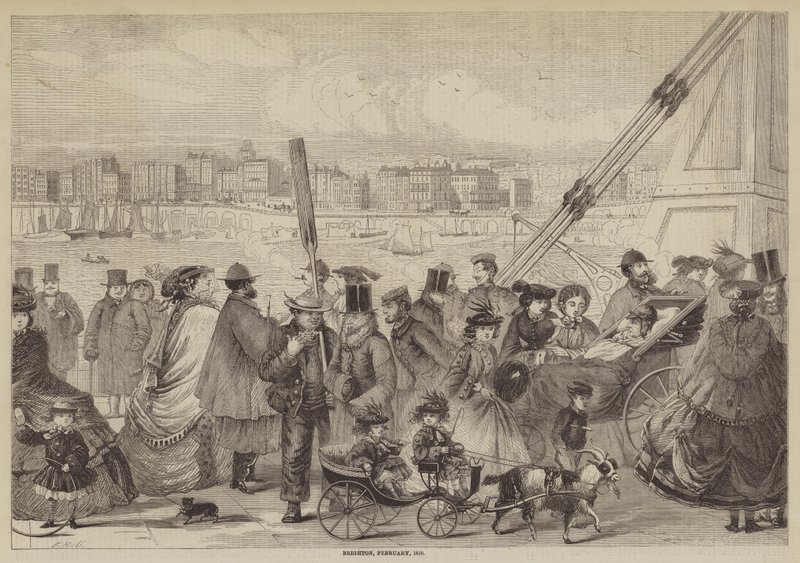 Brighton, febbraio 1859 da Edward Hull