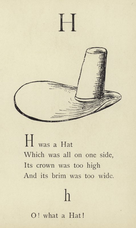 La lettera H da Edward Lear