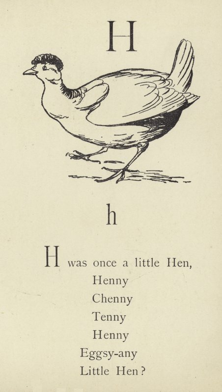 La lettera H da Edward Lear