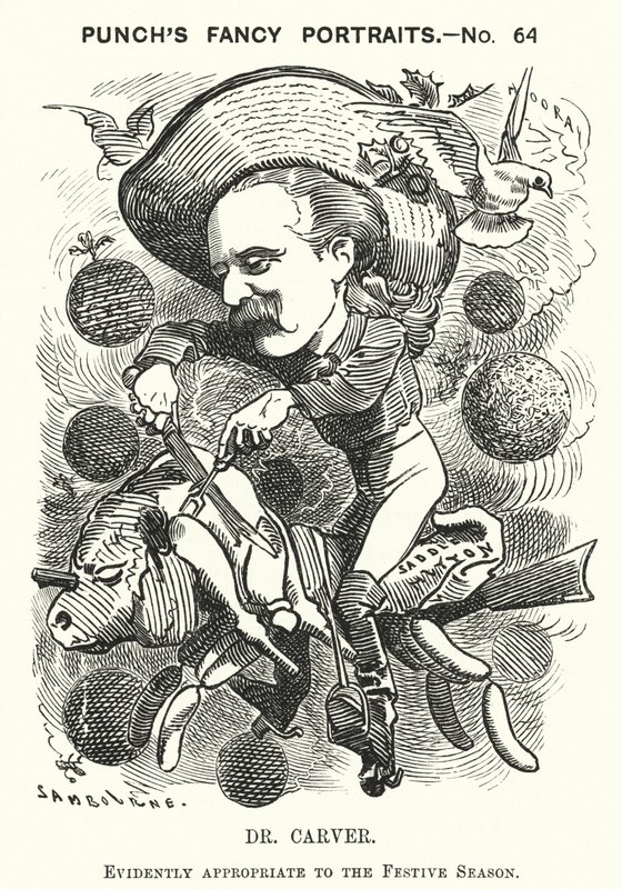 Dr Carver (incisione) da Edward Linley (after) Sambourne