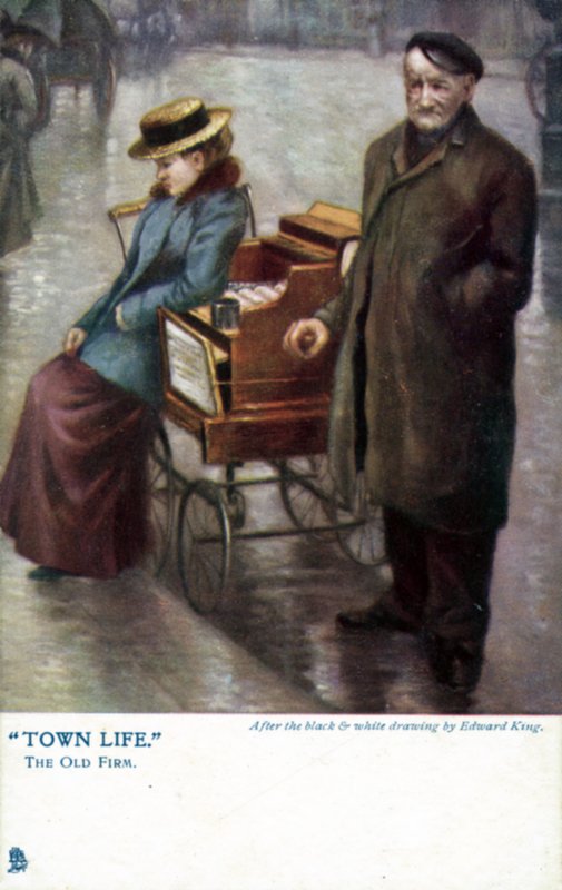 Suonatore di organetto da Edward R. King