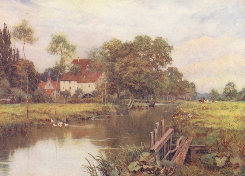 Giù per il prato fiorito da Edward Wilkins Waite