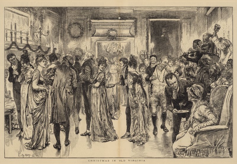 Natale nella vecchia Virginia da Edwin Austin Abbey