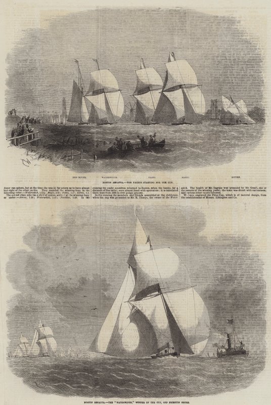 Regata del Boston Yacht Club da Edwin Weedon