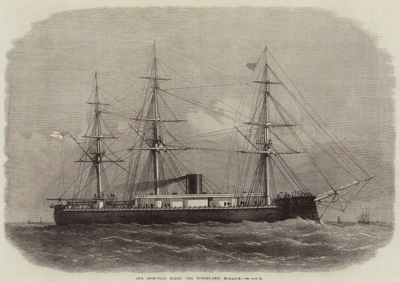 La nostra flotta corazzata, la nave torretta Monarch da Edwin Weedon