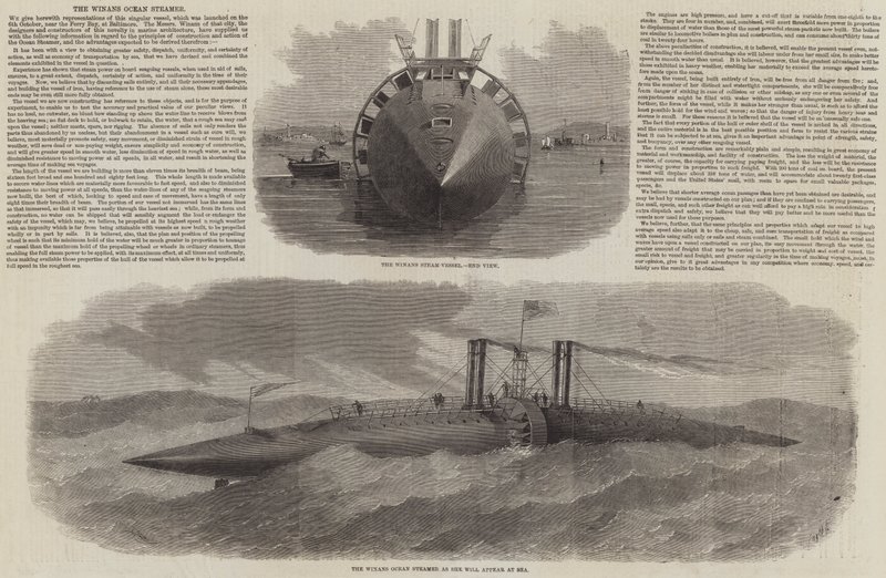 Il piroscafo oceanico Winans da Edwin Weedon